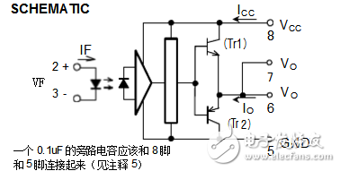 tlp250作业原理tlp250引脚图及功用内部结构封装尺度及使用电路