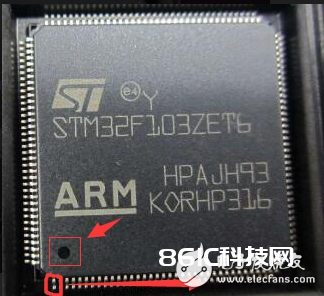 怎么区别stm32f103zet6榜首引脚