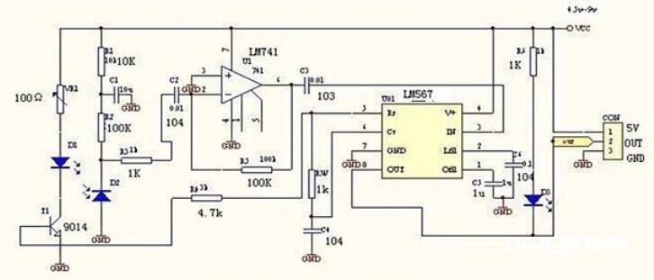 红外传感器是什么_红外传感器避障电路图 