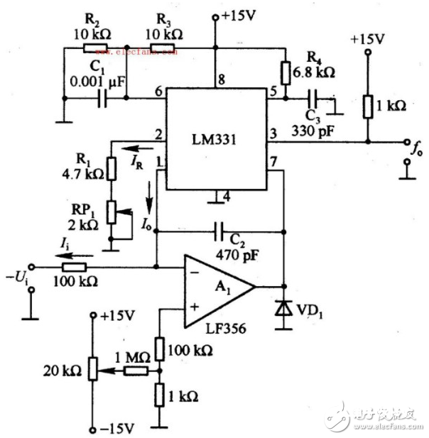 lm331中文材料汇总（lm331引脚图功用_内部结构参数及使用电路）