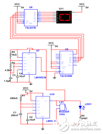 74ls247中文材料汇总（74ls247引脚图及功用_作业原理及使用电路）