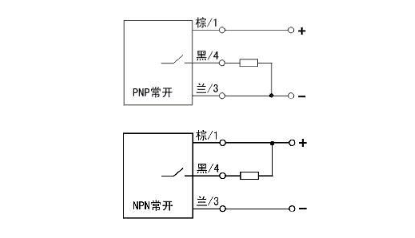 NPN、PNP传感器的接线方法