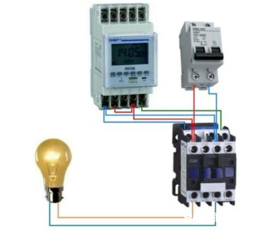 时控开关怎样接线