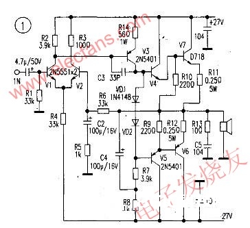 互补对称的OCL电路 www.elecfans.com