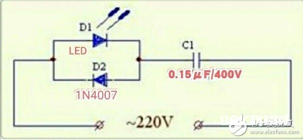 220v接发光二极管接法大全 发光二极管的衔接留意事项