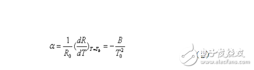 热敏电阻器的电阻温度特性丈量