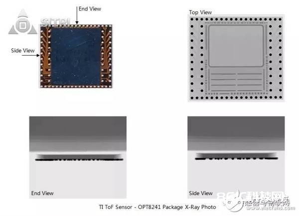 拆解比照OPT8241和VL53L0X：TI和ST的ToF传感器工艺有何大不同？