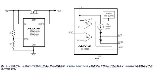 根本限压电路的内部结构和典型使用电路