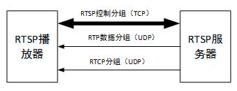图1 RTSP与RTP、RTCP联系