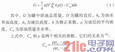 总线式原油盘库数据收集子体系的规划