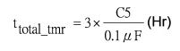 定电流充电(Constant Current Charge) 形式下之安全计时时刻则可由下列公式核算
