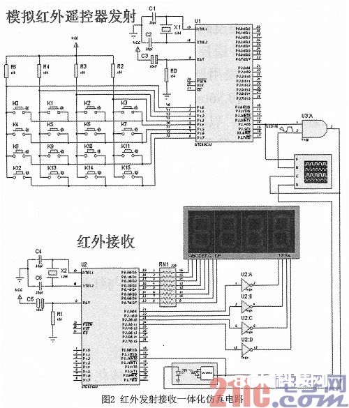 红外遥控发射器Proteus仿真研讨