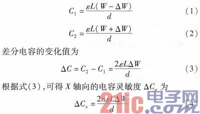 微机械双轴电容式加速度传感器规划