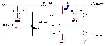 AP3012的性能参数和根本运用电路剖析