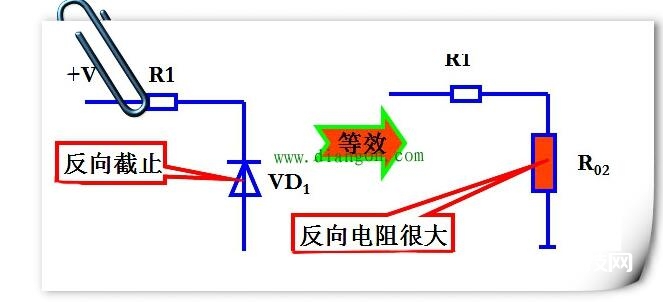 1n4007二极管反向电阻是多大