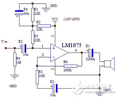 TDA1521功放电路板原理图