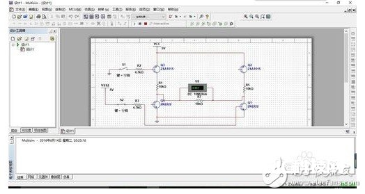 multisim中增加大功率三极管的方法 multisim 三极管设置方法