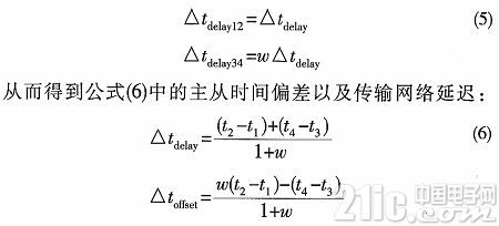 依据IEEE1588协议的准确时钟同步算法改善