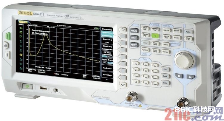 RIGOL DSA815-TG频谱剖析仪评测