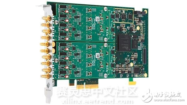 选用Artix-7 XCA75T FPGA的高速多通道数字转化器
