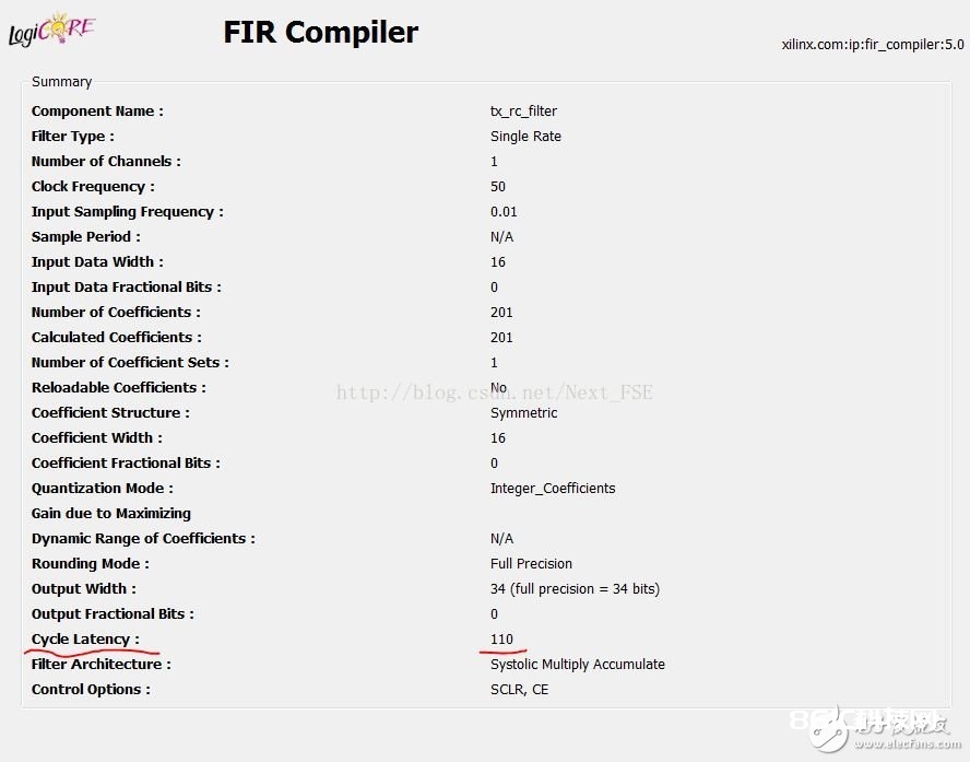 Xilinx滤波器IP核的延时问题