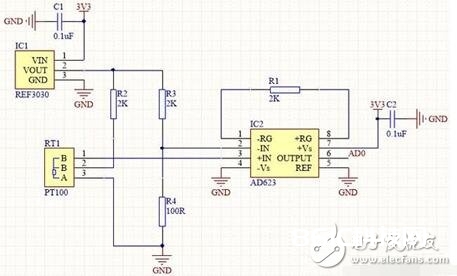 pt100温度传感器的作业电路及原理与pt100温度传感器的检定点挑选