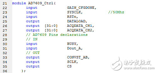 依据FPGA +AD7609的数据收集体系的完结和规划