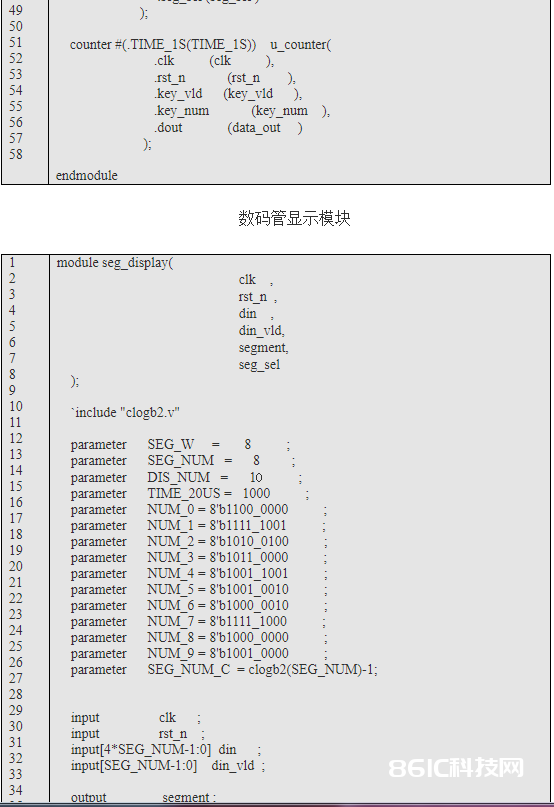 依据FPGA开发的万年历规划