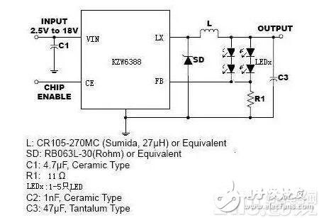 LED恒流驱动电路设计（KZW3688和CE9908）