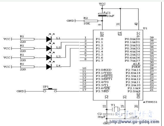 AT89S51单片机按键辨认的进程和办法