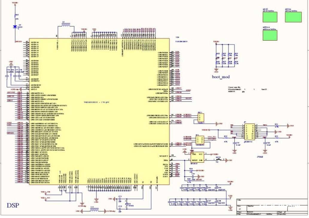 TMS320f28335操控AD7656的硬件电路规划