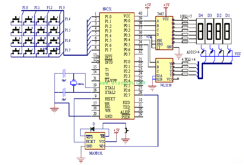 根据AT89C2051单片机的智能照明操控体系规划