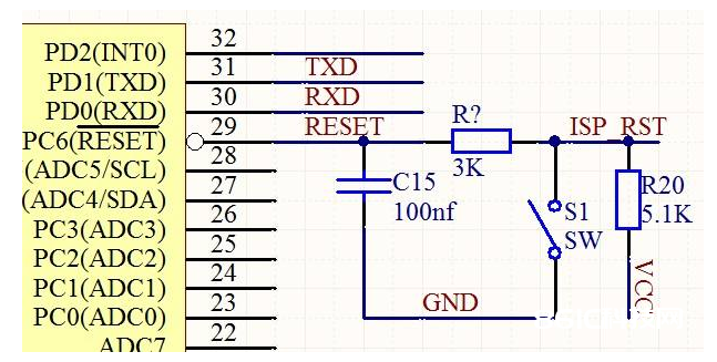 AVR单片机复位检测 怎么辨认复位条件